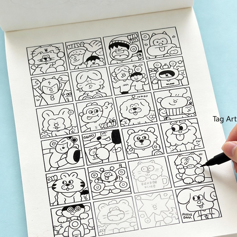 Food And Snacks Coloring Book - หนังสือภาพบรรเทาความวิตกกังวล, สมุดภาพวาดลายเส้น, ไดโนเสาร์/สัตว์ประหลาด/อาหารและธีมอื่นๆ, สมุดระบายสีสร้างสรรค์