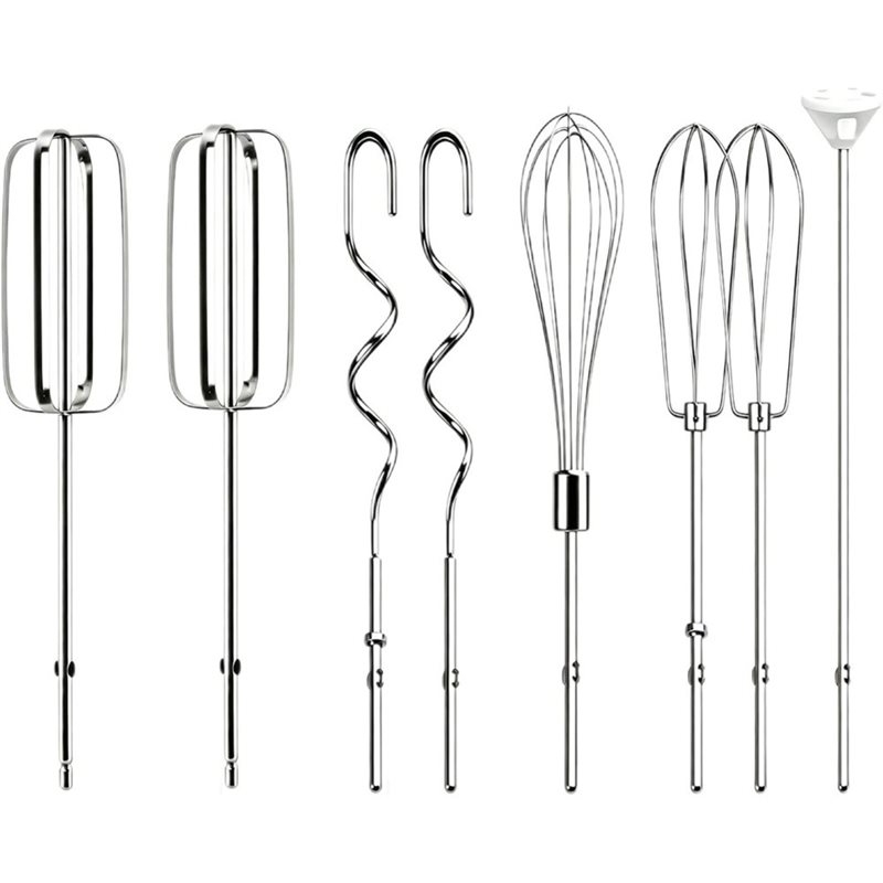 Kitchenaid Mixer Hand Mixer - ชุดตะขอเกี่ยวแป้งและหัวตีผสม A92G HOT สำหรับเครื่องผสมอาหารสแตนเลส ใช้ได้กับ Kitchenaid