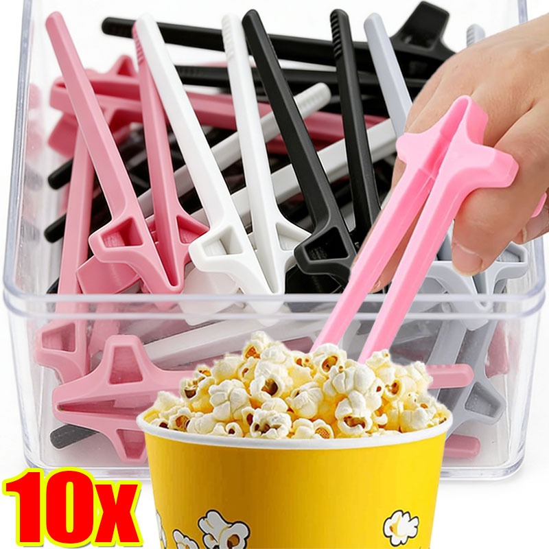 Snacks Food Video - ตะเกียบสำหรับเด็ก 10/1 ชิ้น ช่วยฝึกการใช้ตะเกียบ ฝึกทานอาหาร ทานขนม