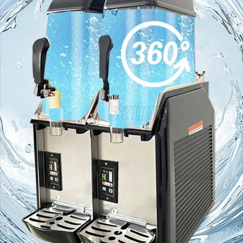 Foods X - เครื่องละลายหิมะไฟฟ้าเชิงพาณิชย์ 1100W 3 ถัง พร้อมระบบทำความสะอาดอัตโนมัติ สำหรับร้านอาหาร