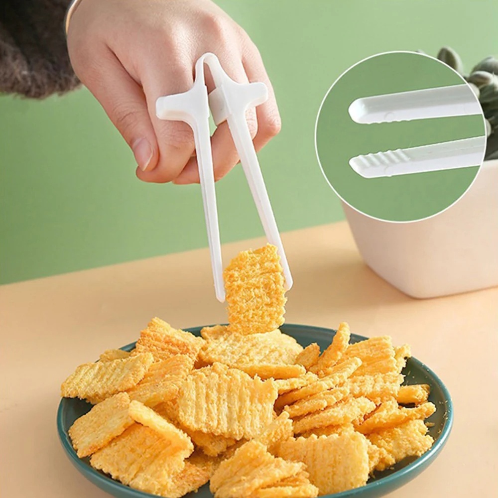 Snacks Food Video - ตะเกียบสำหรับคนขี้เกียจ 1 ชิ้น - ที่หนีบอาหารสำหรับทานขนมและเล่นเกมแบบแฮนด์ฟรี สำหรับดูวิดีโอสตรีมมิ่ง