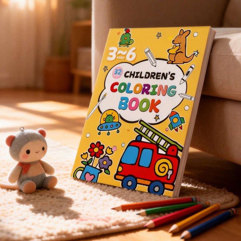 Food And Snacks Coloring Book - สมุดวาดภาพสำหรับเด็ก ประกอบด้วยเคสสีสันสดใส การ์ตูนสัตว์กราฟฟิตี การจราจร ธีมอาหาร สมุดระบายสีแสนสนุก
