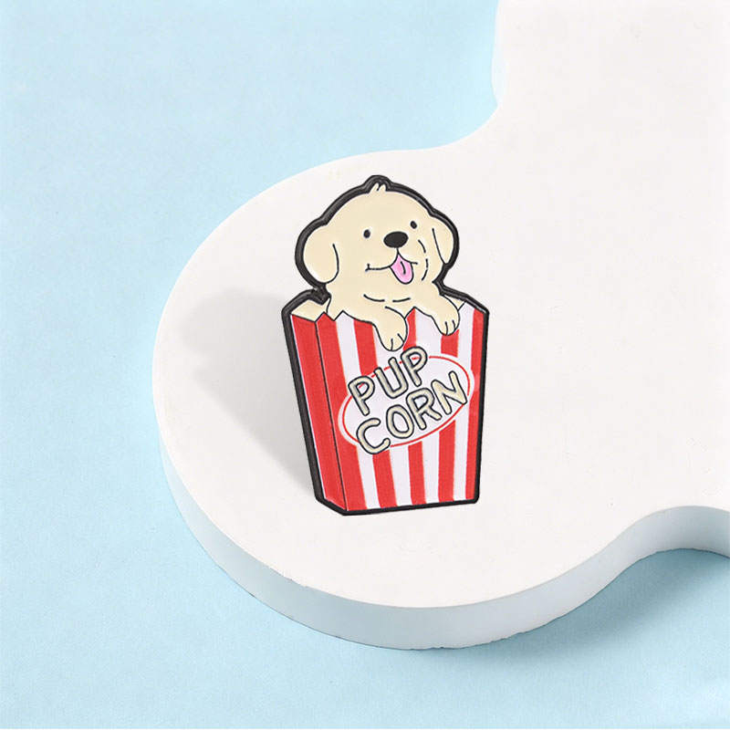 เข็มกลัดเคลือบลายการ์ตูนป๊อปคอ - Zinc Food Snacks บทวิจารณ์และราคา