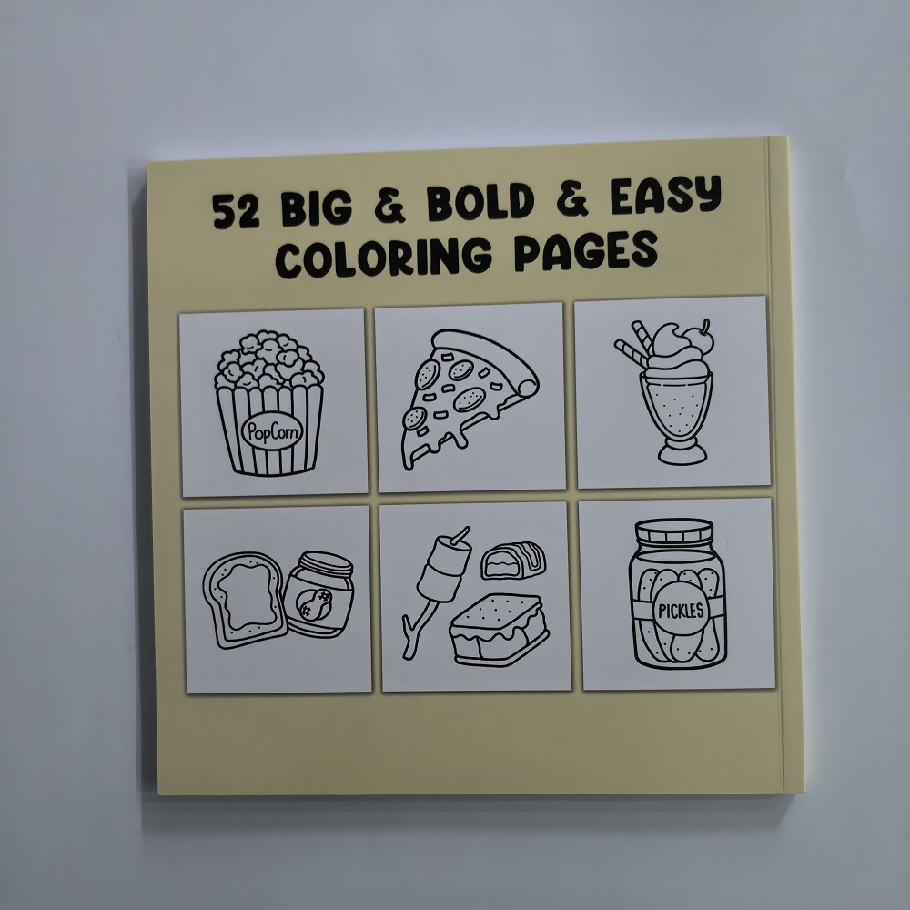 สมุดระบายสีอาหาร เครื่องดื่ม แ - Food And Snacks Coloring Book บทวิจารณ์และราคา