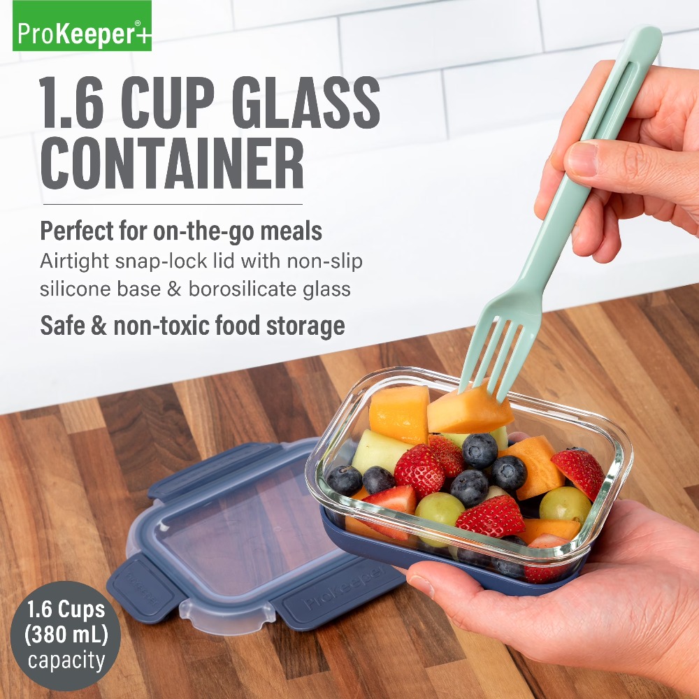 ชุดภาชนะเก็บอาหารแก้ว 2 ชิ้น ข - Food Packed Snacks บทวิจารณ์และราคา