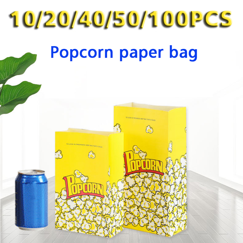 10/20/30/50/100PCS ถุงกระดาษสี - Food Snacks Gifts บทวิจารณ์และราคา