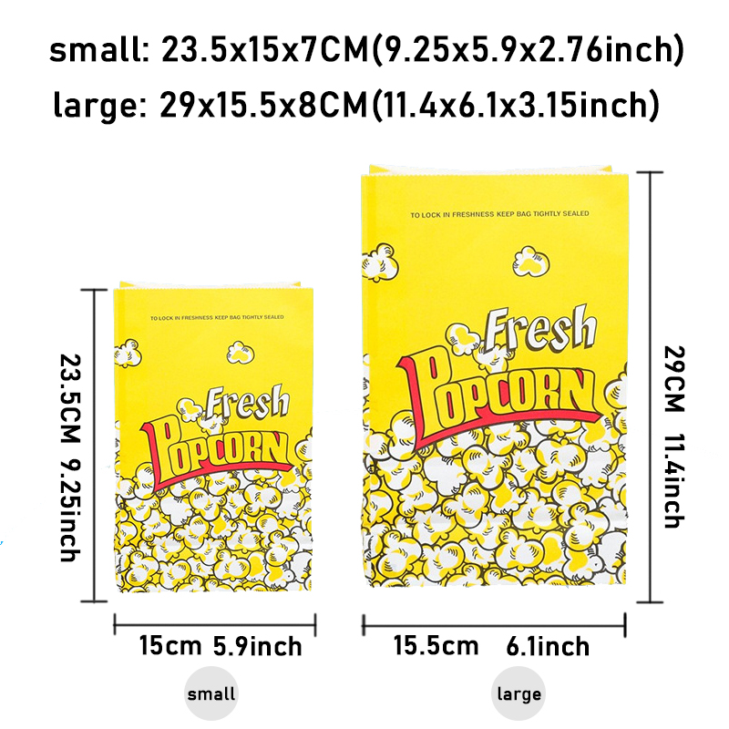 10/20/30/50/100PCS ถุงกระดาษสี - Food Snacks Gifts บทวิจารณ์และราคา