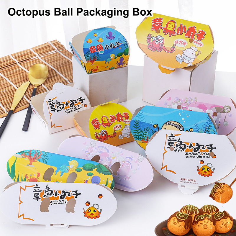 กล่องบรรจุภัณฑ์ทาโกะยากิแบบใช้ - Food Packed Snacks บทวิจารณ์และราคา