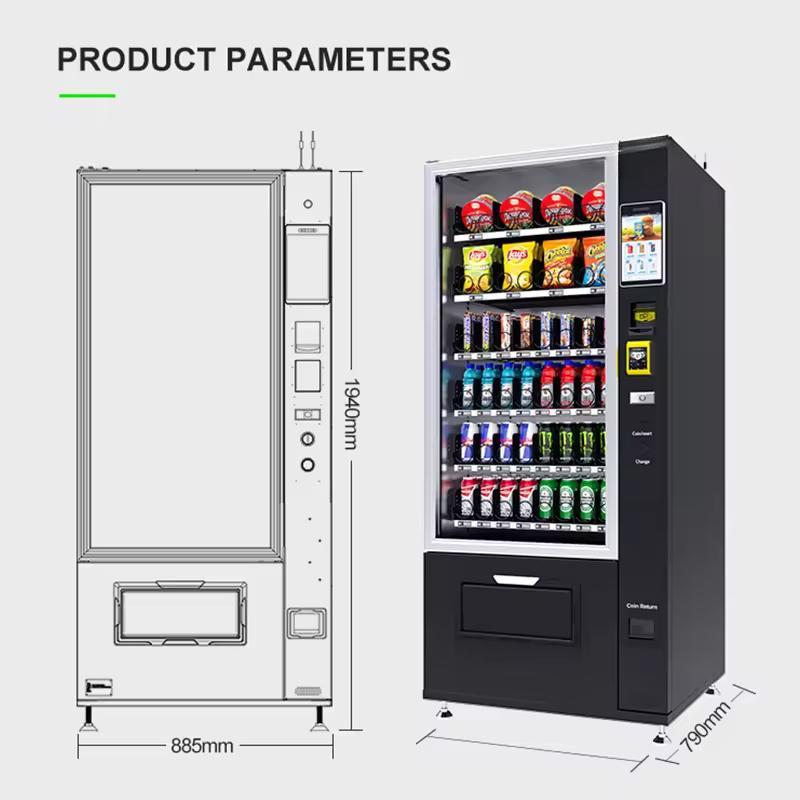 ตู้จำหน่ายสินค้าอัตโนมัติแบบคล - Food Snacks Drinks บทวิจารณ์และราคา