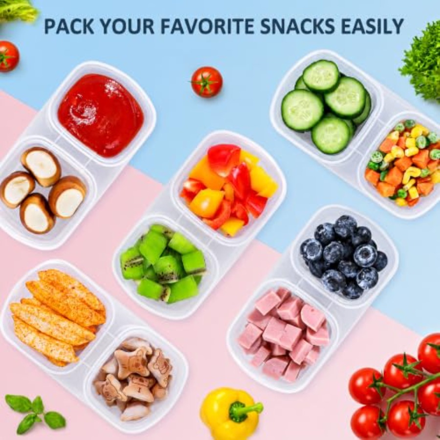 ชุดกล่องใส่อาหารว่างแบบใช้ซ้ำไ - Food Packed Snacks บทวิจารณ์และราคา