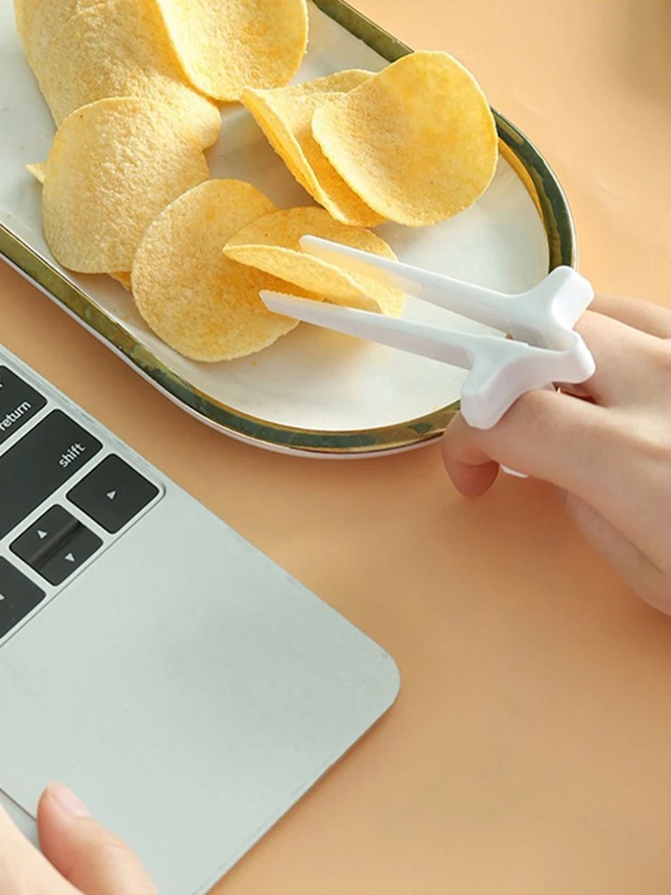 ตะเกียบหนีบอาหาร 1 ชิ้น สำหรับ - Snacks Food Video บทวิจารณ์และราคา