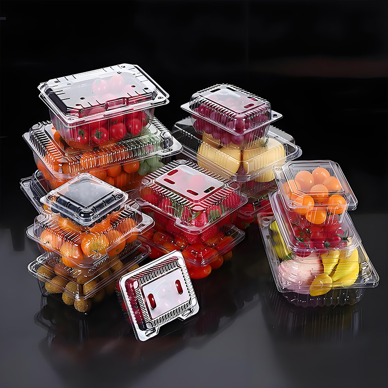 ถาดอาหารพลาสติกใสแบบใช้แล้วทิ้ - Food Packed Snacks บทวิจารณ์และราคา