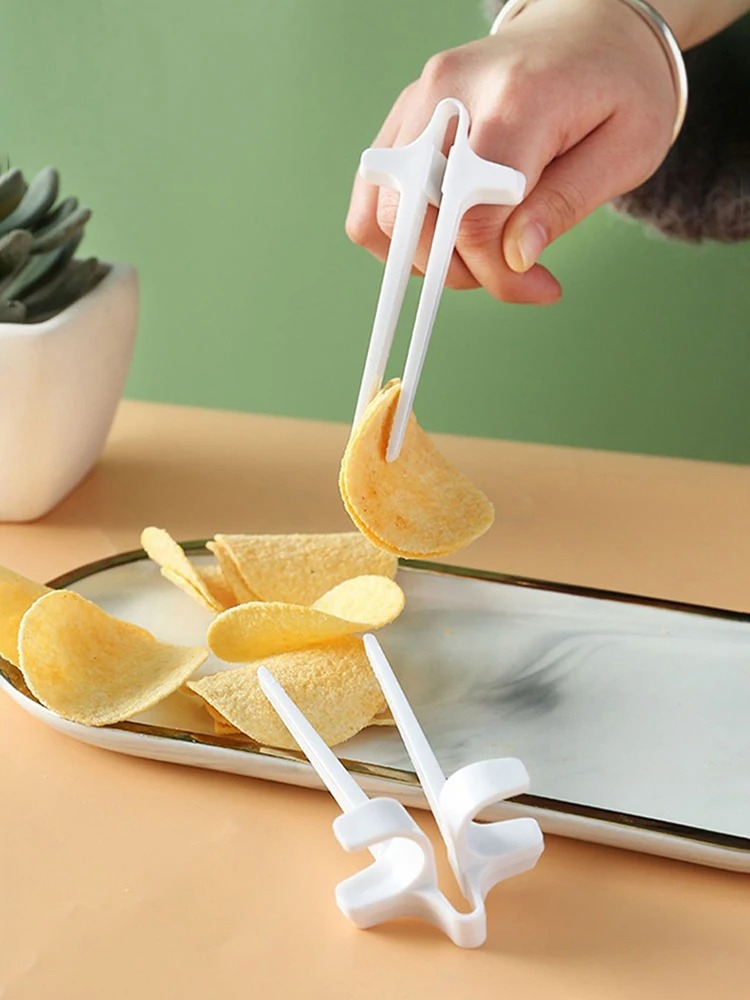 ตะเกียบหนีบอาหาร 1/2/5 ชิ้น สำ - Snacks Food Video บทวิจารณ์และราคา
