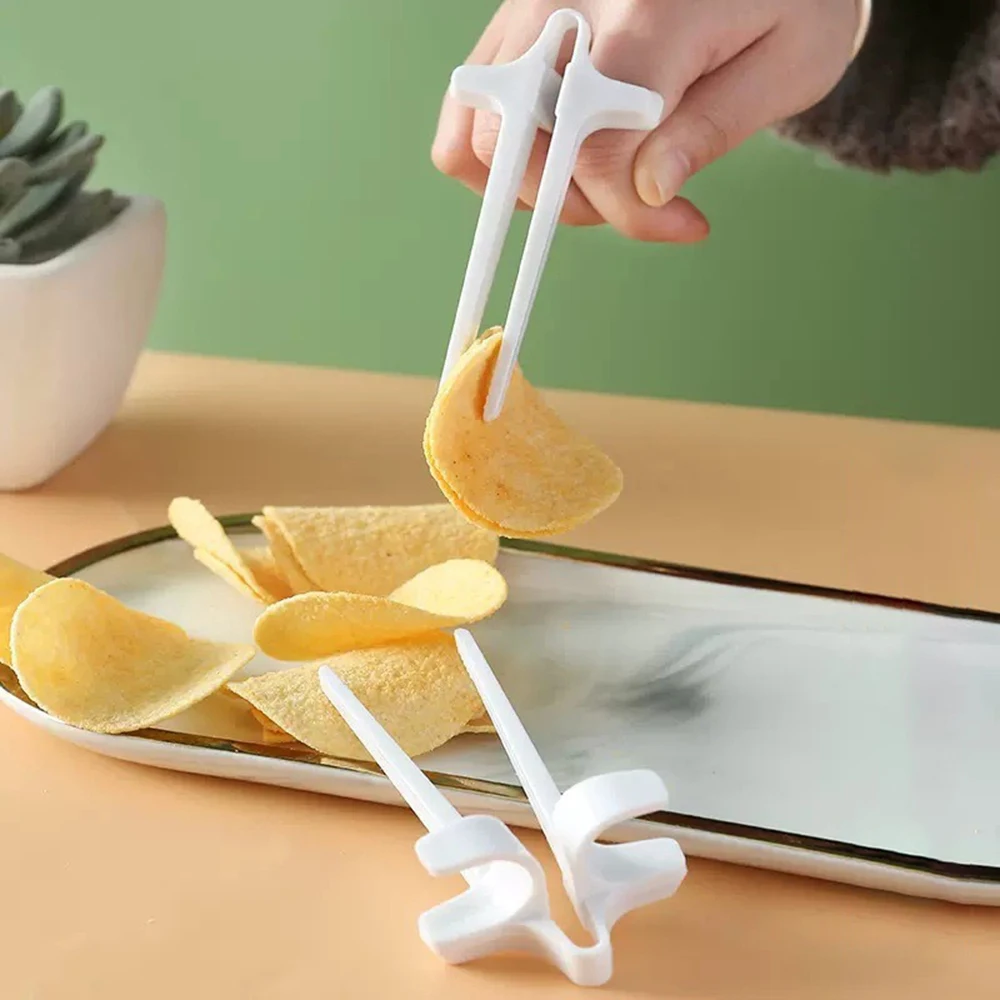 ตะเกียบแบบหนีบสำหรับคนขี้เกียจ - Snacks Food Video บทวิจารณ์และราคา
