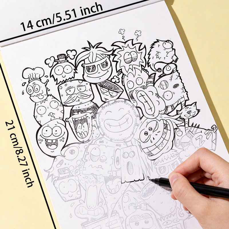 สมุดระบายสีแบบวาดด้วยมือสำหรับ - Food And Snacks Coloring Book บทวิจารณ์และราคา