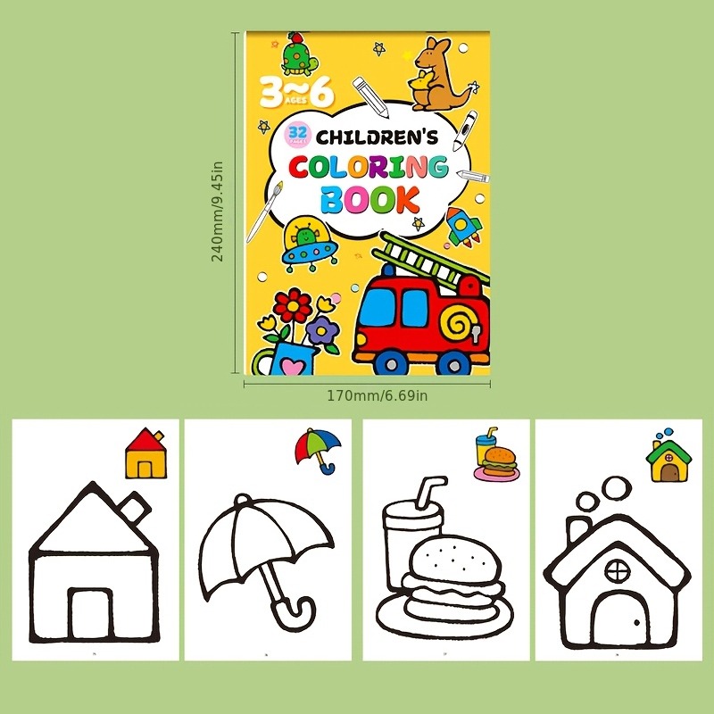 สมุดวาดภาพสำหรับเด็ก ประกอบด้ว - Food And Snacks Coloring Book บทวิจารณ์และราคา