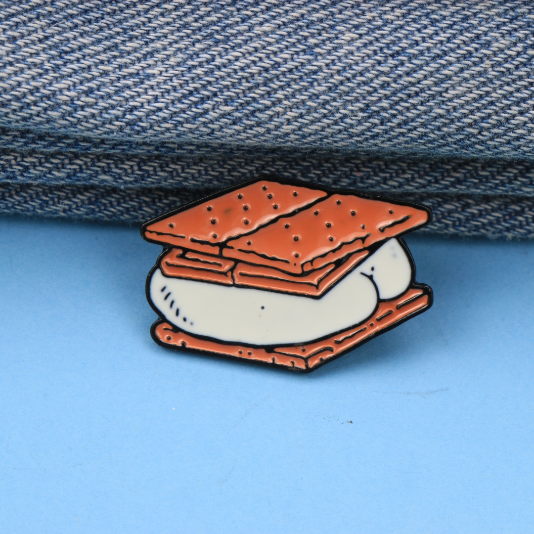 เข็มกลัดเคลือบลายการ์ตูน S'mor - Zinc Food Snacks บทวิจารณ์และราคา