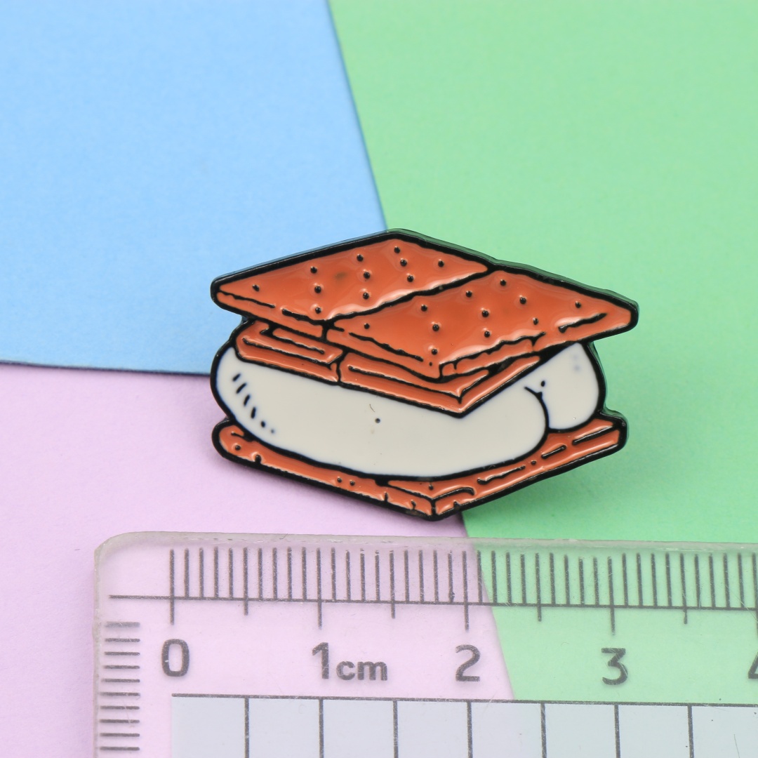 เข็มกลัดเคลือบลายการ์ตูน S'mor - Zinc Food Snacks บทวิจารณ์และราคา