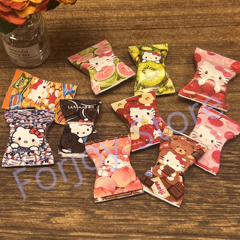 ถุงขนมจิ๋วเฮลโล คิตตี้ โมเดลกร - Food Snacks Gifts บทวิจารณ์และราคา