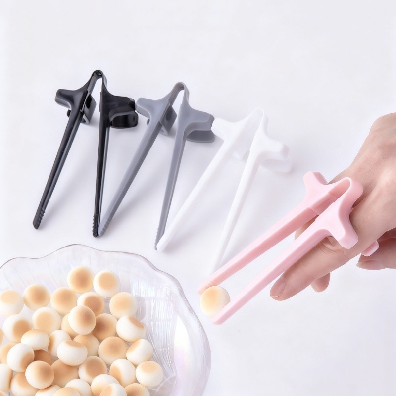 ที่คีบอาหารแบบหนีบ 1 2 4 ชิ้น  - Snacks Food Video บทวิจารณ์และราคา